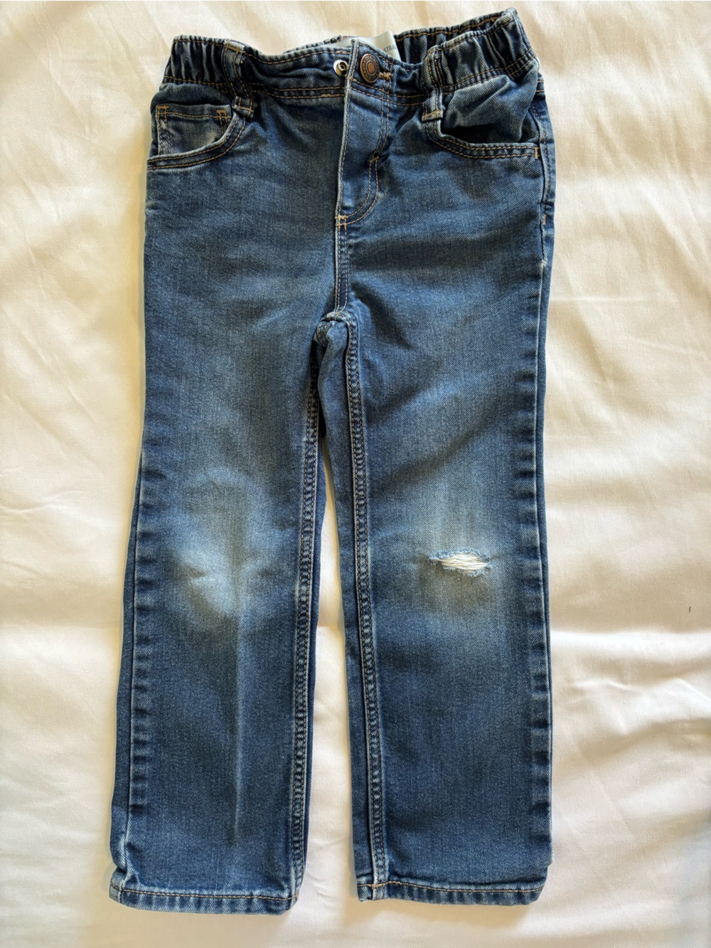 Old Navy Kids Blue Distressed Jeans (size 4T)